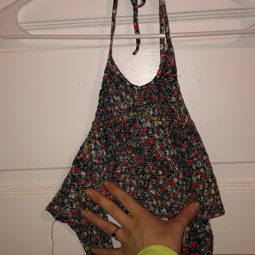 Floral crop top